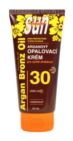 Vivaco SUN Arganový opalovací krém OF30 tuba 100 ml