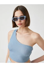 Koton One-Shoulder Crop Singlet