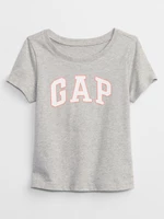 Grey girls' T-shirt with GAP logo