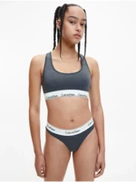 Calvin Klein Underwear Women's Dark Grey Brindle Bra - Women