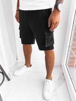 Men's cargo shorts black Dstreet