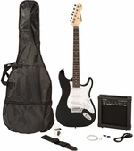 Encore E60 Blaster Pack Gloss Black Gloss Black Guitarra eléctrica