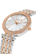 Polo Air Luxury Women's Wristwatch Copper Silver Color