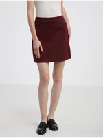 Women's burgundy skirt CAMAIEU - Women
