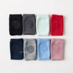 1 Pair Baby Socks Elbow Pads Infants Toddler Safety Crawling Knee Pads Baby Leg Warmer Knee Support Protector Pads for 0-3Y