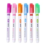 Supplies Journaling Colored Pens Multiple Pattern Curve Line Highlighter Pen Fine Point Pen Curve Line Marker Fine Tip Markers