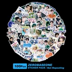 100pcs Kpop ZB1 Stickers ZERO BASE ONE Photocards Sticker YOUTH IN THE SHADE Album Stickers for Stationery Fans Gift