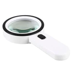 Magnifying Glass 30X Handheld Magnifying Glass With 12 LED Light Double Optical Glass Lens Lighted Magnifying For Reading
