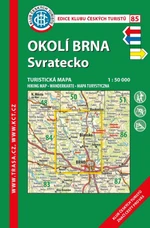 KČT 85 Okolí Brna Svratecko 1:50 000
