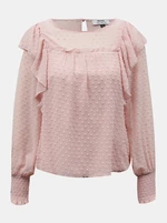 Pink blouse with ruffles Dorothy Perkins Petite