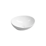 Biała ceramiczna umywalka 42x34 cm Aqualine  – Sapho