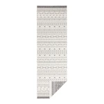Szaro-kremowy chodnik odpowiedni na zewnątrz NORTHRUGS Kuba, 250x80 cm