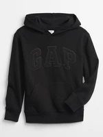 Black Boys' Children's Sweatshirt GAP Logo v-tonal after