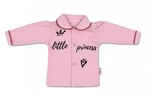 Baby Nellys Bavlněná košilka Little Princess - růžová, vel. 68 (3-6m)