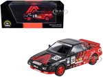1985 Toyota MR2 MK1 RHD (Right Hand Drive) 38 Red and Black "Autocross Livery" 1/64 Diecast Model Car by Paragon Models
