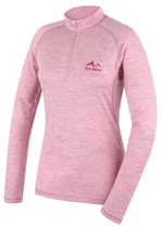 Husky Merow Zip L XS, faded pink Merino termoprádlo triko