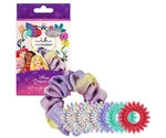 Detská sada farebných ozdobných špirálových gumičiek Invisibobble Disney The Princesses Set (IB-SET-OT-3-1018) + darček zadarmo