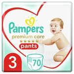PAMPERS Premium Care Pants Plienkové nohavičky veľ. 3, 6-11 kg, 70 ks