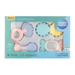 CANPOL BABIES První set chrastítek s kousátky pastel 4 ks