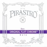 Pirastro Original Flat-Chrome Solo bass SET Saiten für Streichinstrumente