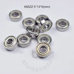 Bearing 10 Pieces 695ZZ W5 5*13*5(mm) free shipping chrome steel 639/5ZZ Metal Sealed High speed Mechanical equipment parts