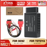 XTOOL M822 Adapter With J1K02 Cables For Benz All Key Lost +For Toyota 4A+8A Car Key Programmer