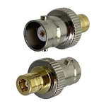 1pcs Connector Adapter BNC Female Jack to SMB Female Jack RF Coaxial Converter Straight 50ohm Wire Terminal New