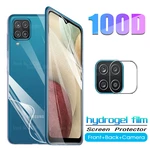 samsun a12 hydrogel film front back screen protectors for samsung galaxy a12 a 12 galaxya12 6.5 protective film a12 camera glass