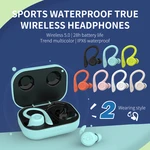 CyborisT20 Bluetooth Headset Wireless Earphones5.0 Earbuds TWS Stereo Sport Headphones Waterproof Touch Control With MIC Headset