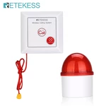 Retekess TH103 Caregiver Pager Alarm Strobe Siren Call System Pull Rope Waterproof Call Button for Home Safety Elderly Patient