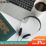 Black INS Fashion Japanese Style Headphones Stock Compact Retro Headset With Microphone Headset Black/Silver Earphone Accessory