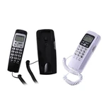 B666 Desktop Fixed Landline Phone with Redialing and LCD Display Perfect for Home and Business Use