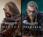 Assassin’s Creed Mirage & Assassin's Creed Valhalla Bundle EU Ubisoft Connect CD Key