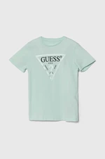Detské bavlnené tričko Guess