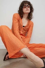 Košeľa Résumé dámska, oranžová farba