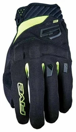 Five RS3 Evo Black/Fluo Yellow XS Gants de moto