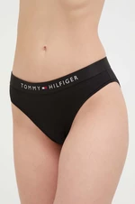 Nohavičky Tommy Hilfiger čierna farba,UW0UW04145