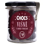 NATU Chocs višně v 70% hořké čokoládě sklenička 100 g