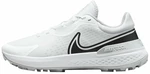Nike Infinity Pro 2 Mens Golf Shoes White/Pure Platinum/Wolf Grey/Black 44,5 Calzado de golf para hombres