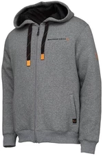 Savage Gear Sweat à capuche Classic Zip Hoodie Grey Melange L