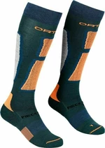 Ortovox Ski Rock 'N' Wool Long M Pacific Green 39-41 Lyžařské ponožky