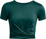 Under Armour Women's Motion Crossover Crop SS Hydro Teal/White M Camiseta deportiva