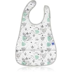 Kikkaboo Savanna Pattern podbradníček 4 m+ Grey 1 ks