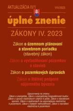 Aktualizácia IV/1 2023 – bývanie, stavebný zákon - kolektiv autorů