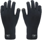 Sealskinz Waterproof All Weather Ultra Grip Knitted Glove Black L Kesztyű kerékpározáshoz