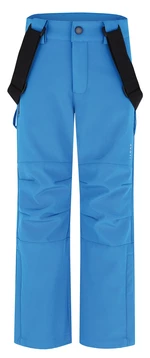 Modré detské lyžiarske softshellové nohavice LOAP Lovelo