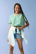 DEFACTO Oversize Fit Crew Neck Short Sleeve T-Shirt