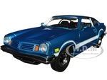 1974 Chevrolet Vega GT Blue Metallic with White Stripes "Forgotten Classics" Series 1/24 Diecast Model Car by Motormax