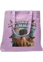 Days Before Summer Oversize Canvas Tote Bag lilac