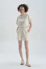 Dagi Women's Ecru Shorts